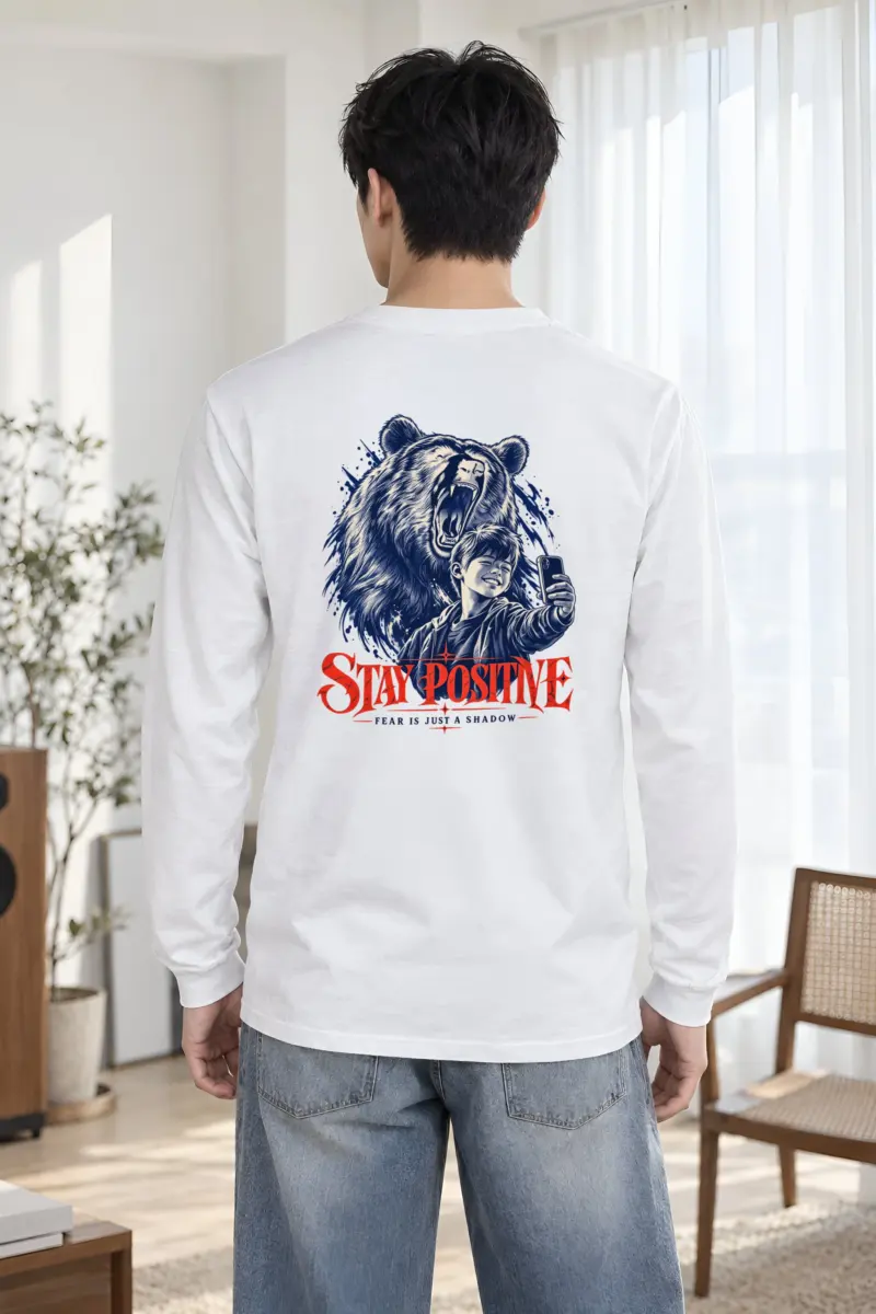 "Stay Positive" Unisex Longsleeve T-shirt