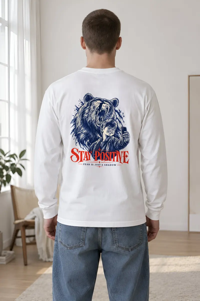 "Stay Positive" Unisex Longsleeve T-shirt