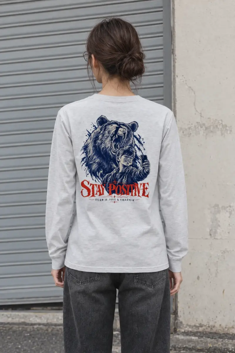 "Stay Positive" Unisex Longsleeve T-shirt