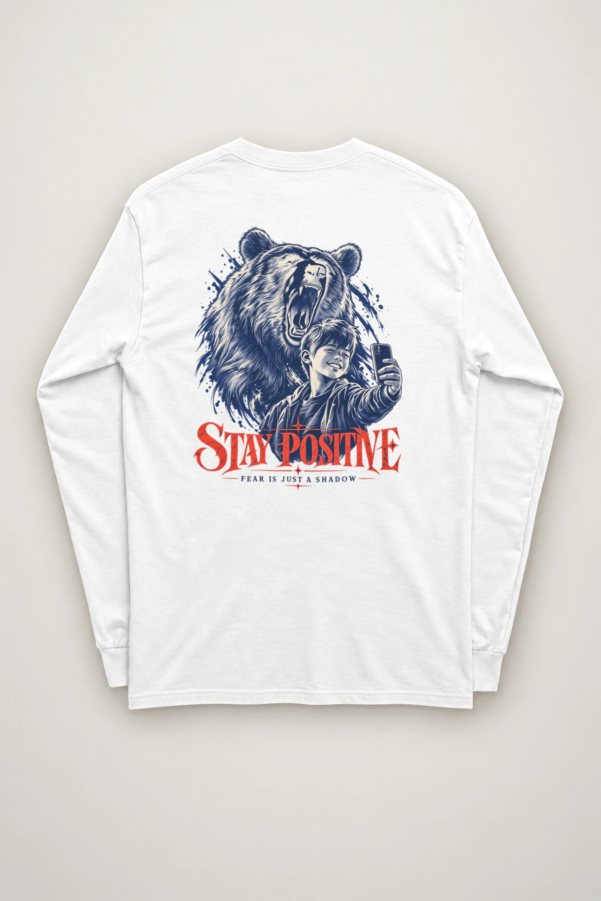 "Stay Positive" Unisex Longsleeve T-shirt