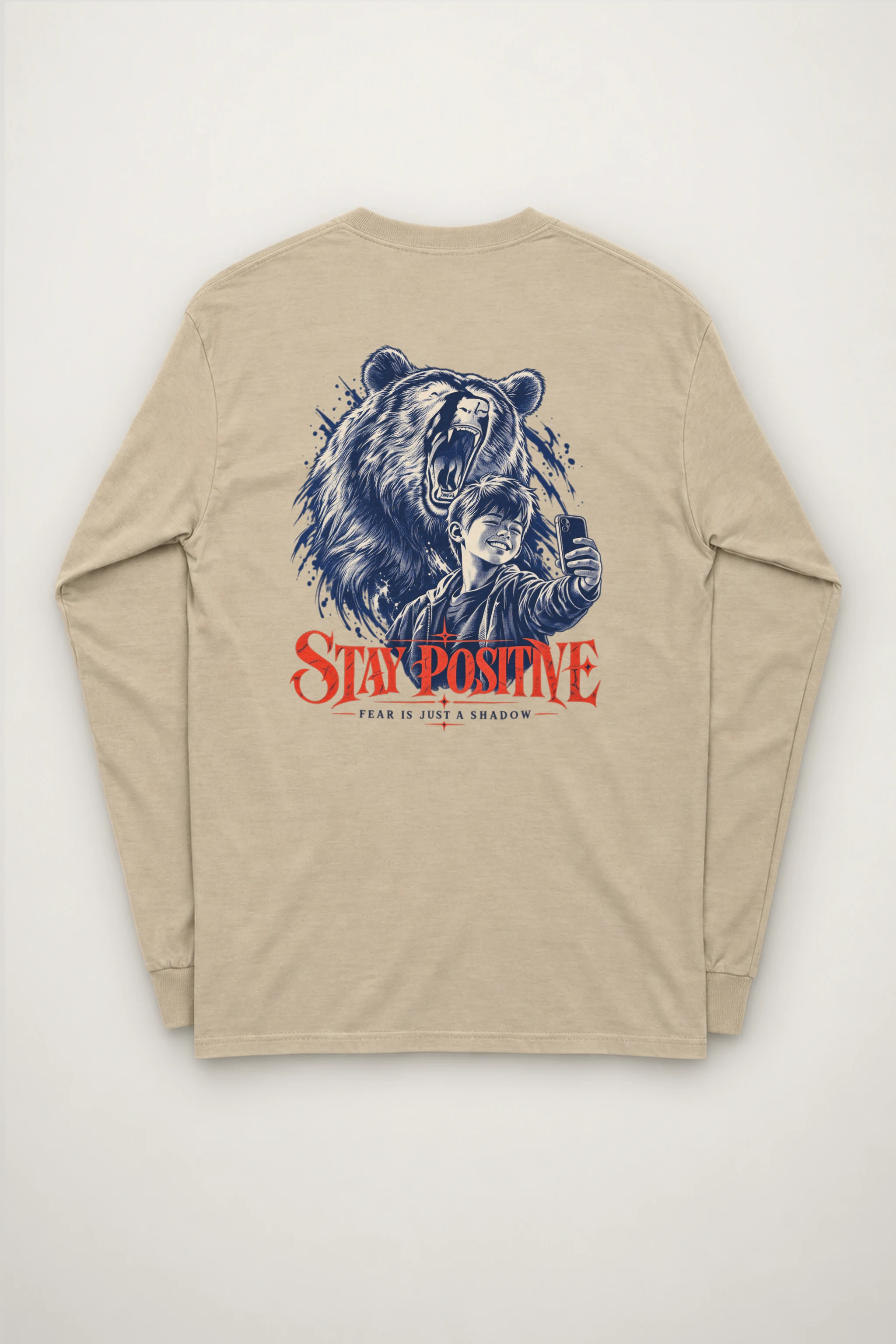 "Stay Positive" Unisex Longsleeve T-shirt