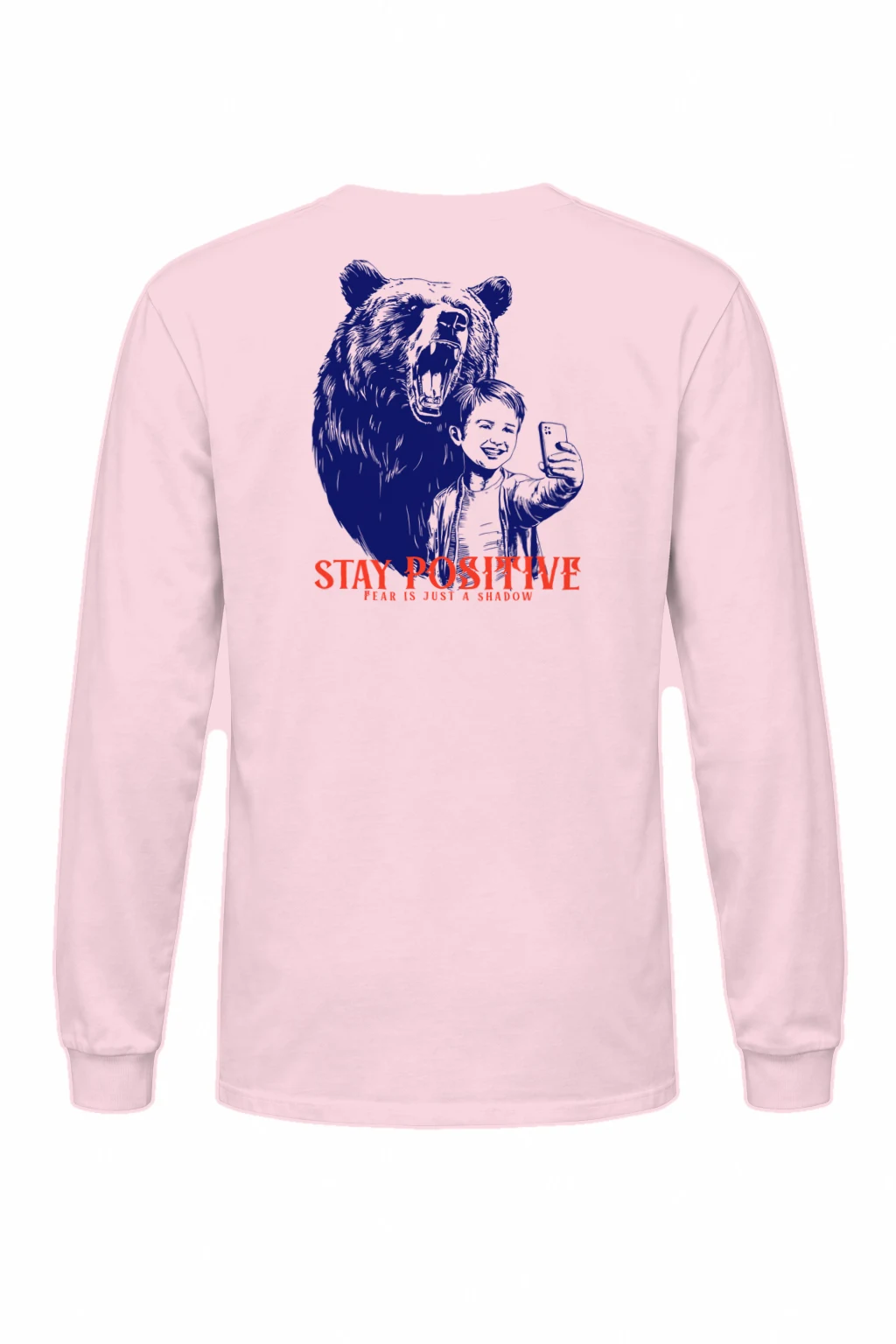 "Stay Positive" Unisex Longsleeve T-shirt | Gildan 2400