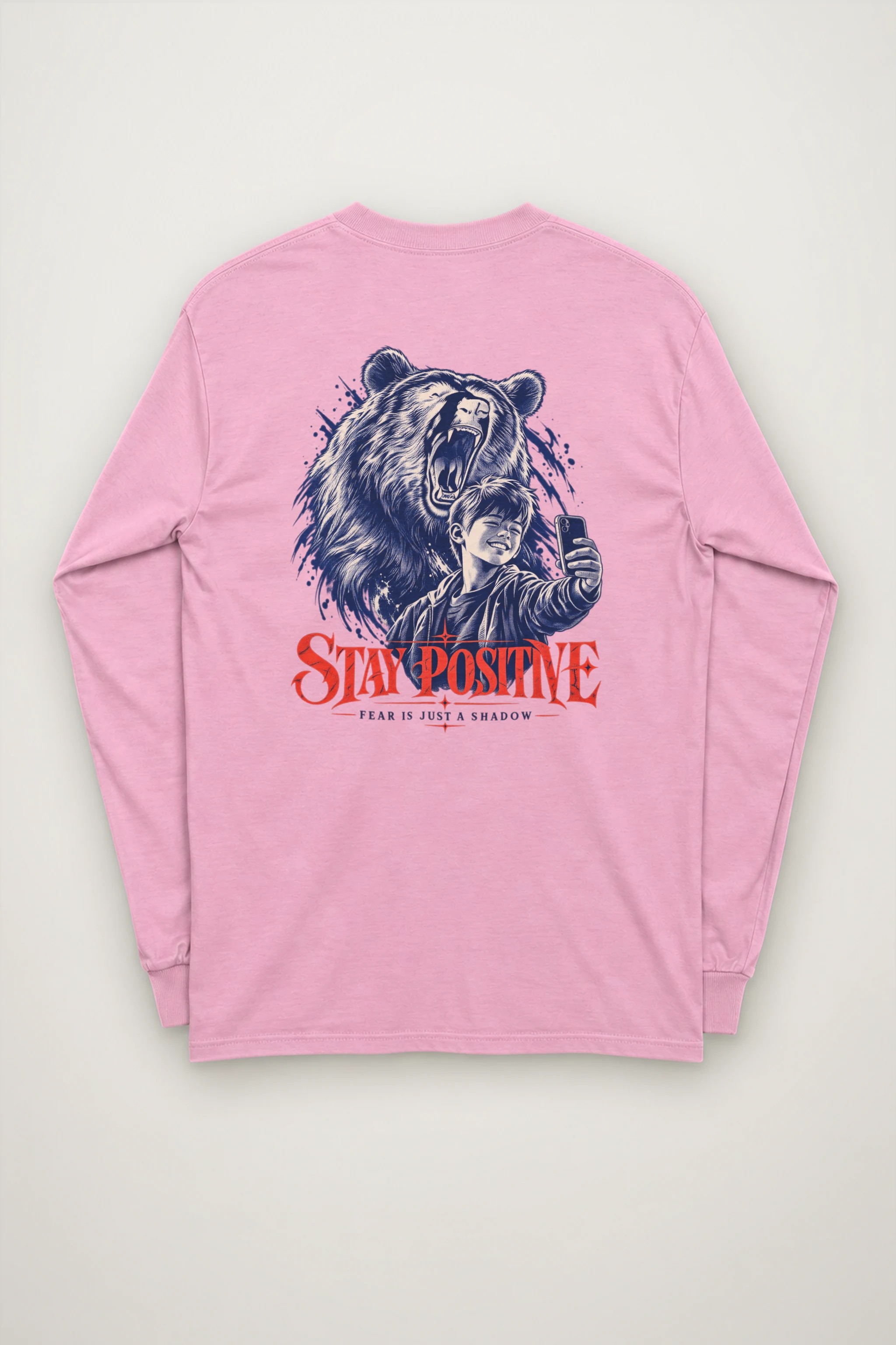 "Stay Positive" Unisex Longsleeve T-shirt