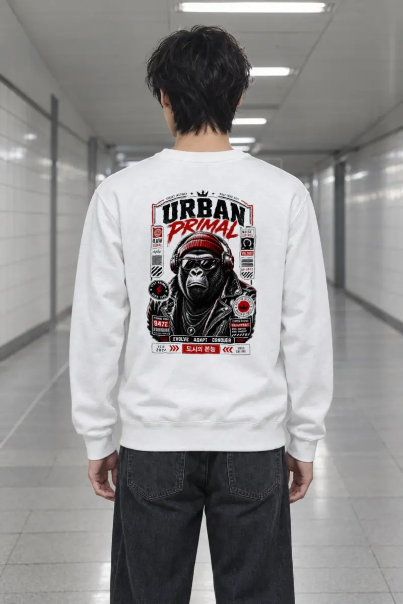 "Stay Primal" Heavy Blend Unisex Crewneck Sweatshirt