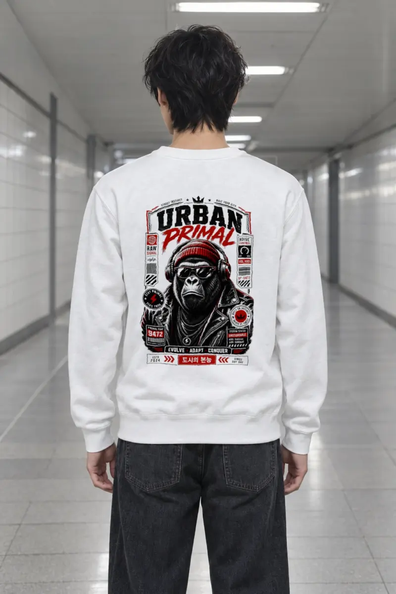 "Stay Primal" Heavy Blend Unisex Crewneck Sweatshirt