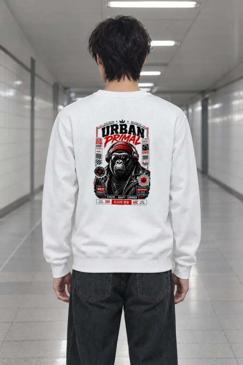 "Stay Primal" Heavy Blend Unisex Crewneck Sweatshirt