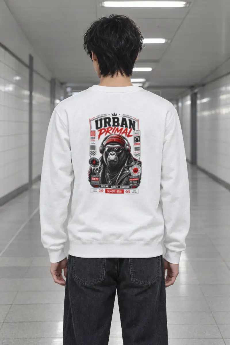 "Stay Primal" Heavy Blend Unisex Crewneck Sweatshirt