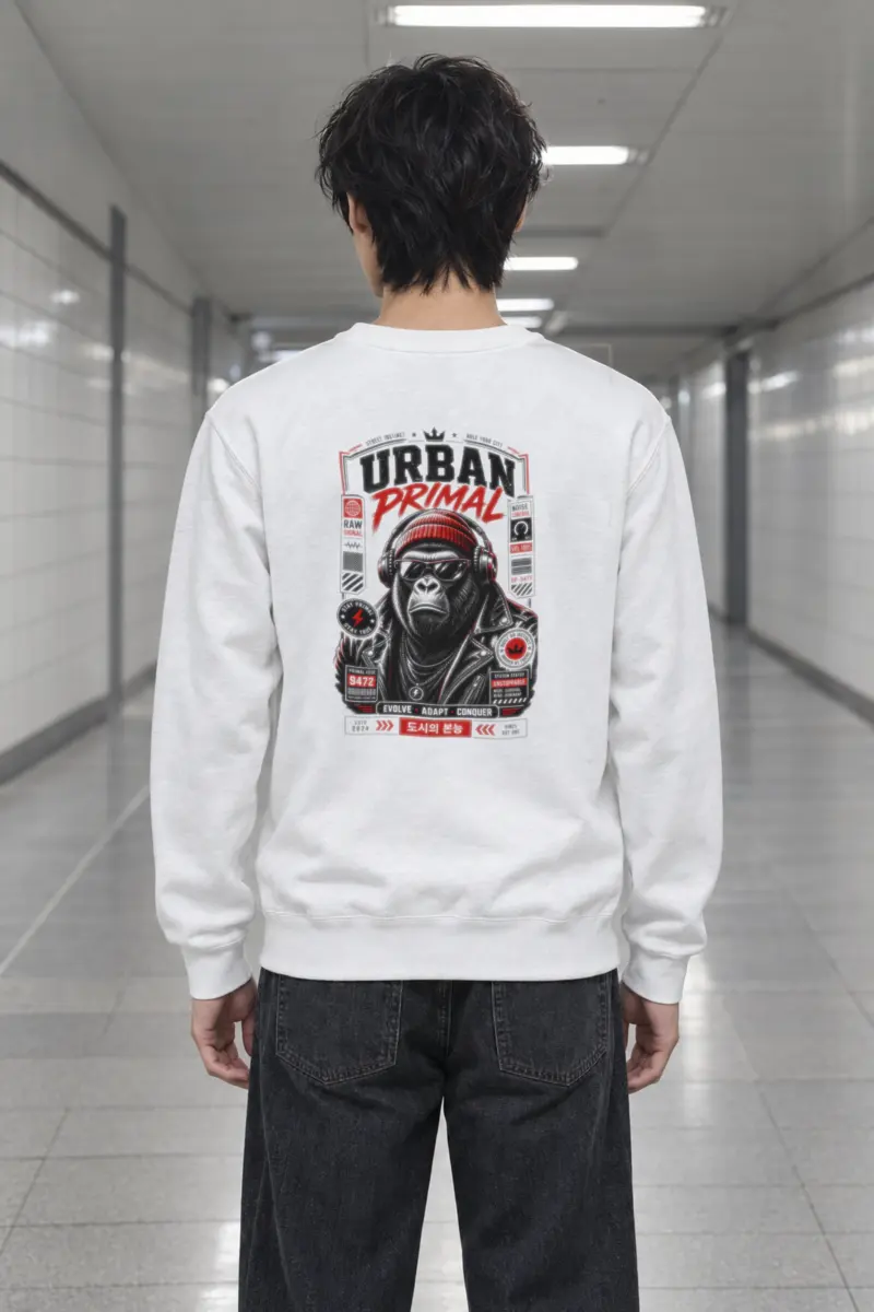 "Stay Primal" Heavy Blend Unisex Crewneck Sweatshirt