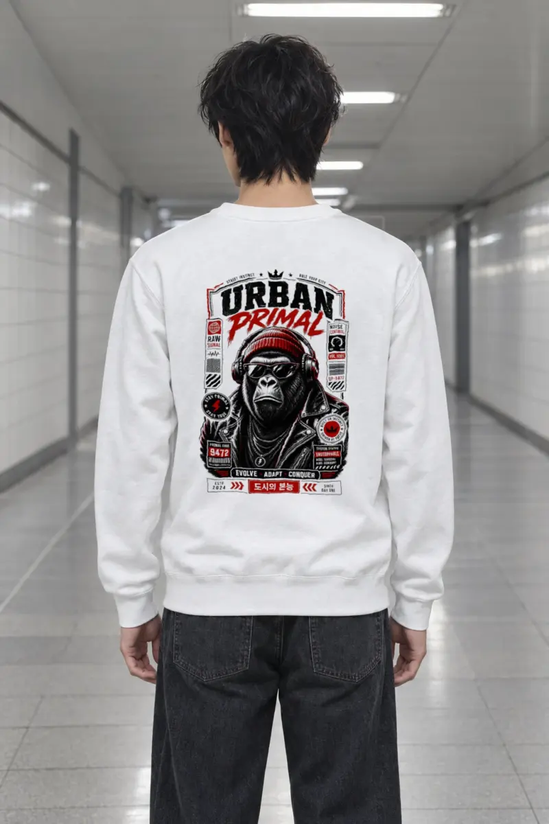 "Stay Primal" Heavy Blend Unisex Crewneck Sweatshirt