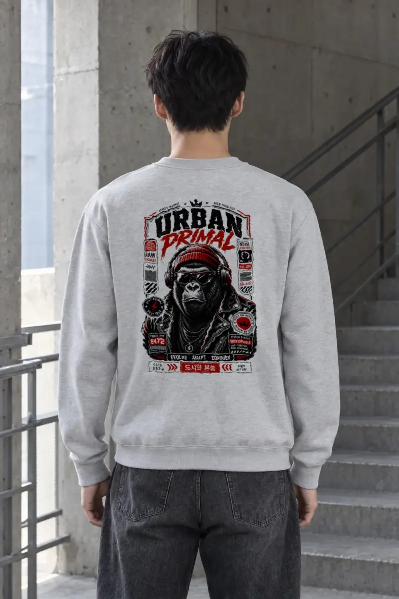 "Stay Primal" Heavy Blend Unisex Crewneck Sweatshirt