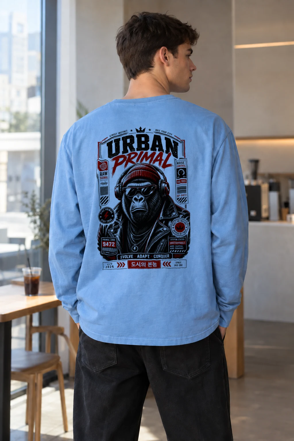 "Stay Primal" Unisex Longsleeve T-shirt | Gildan 2400