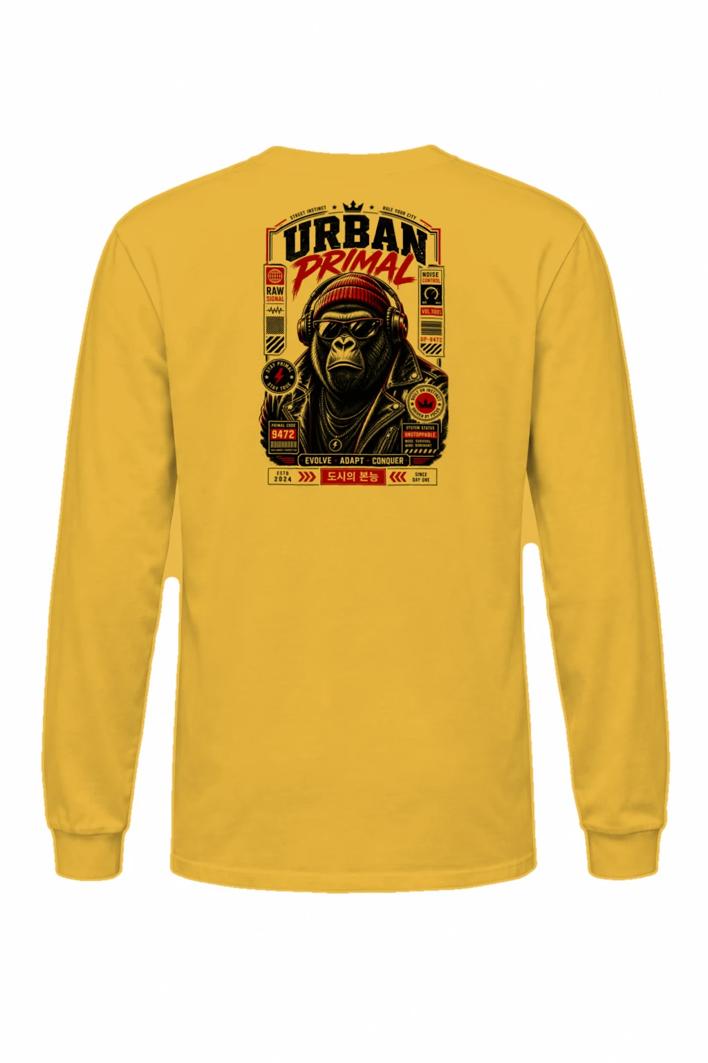 "Stay Primal" Unisex Longsleeve T-shirt | Gildan 2400