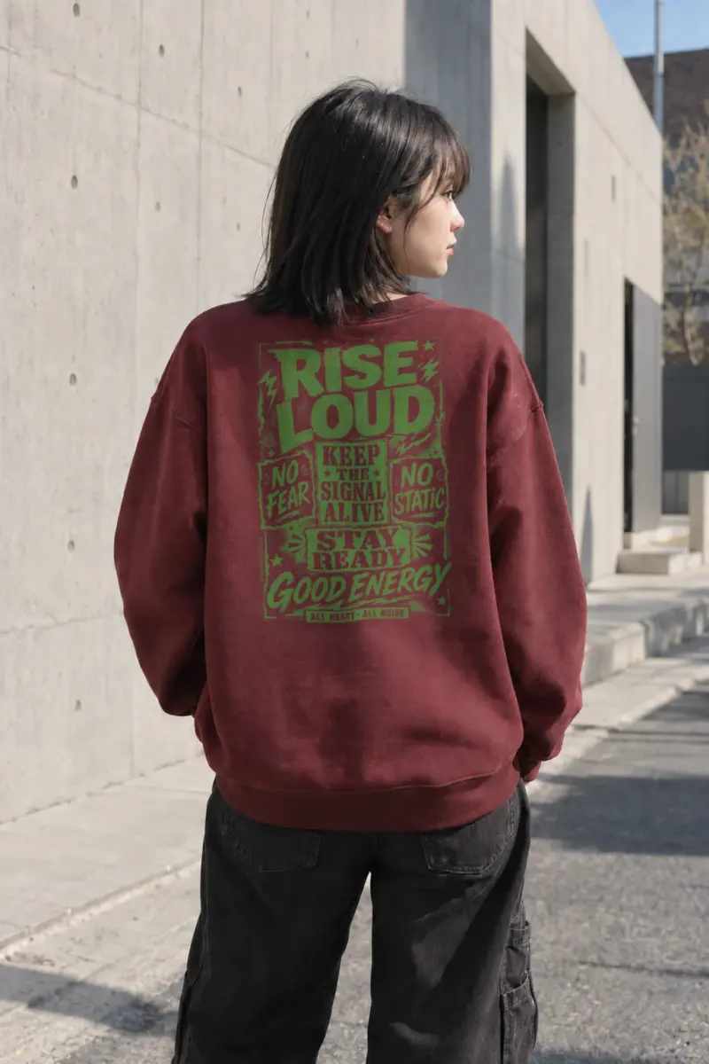 "Stay Ready" Heavy Blend Unisex Crewneck Sweatshirt | Gildan 18000