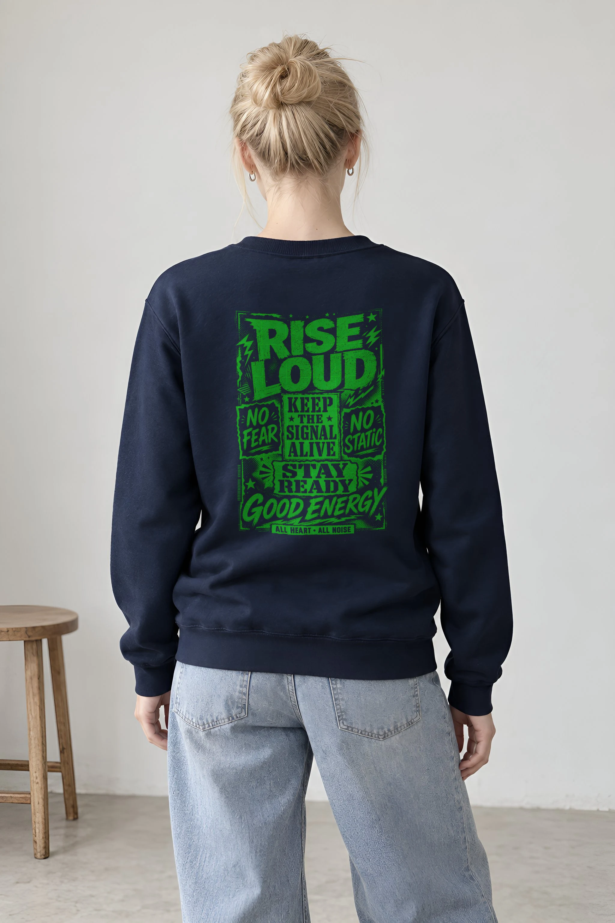 "Stay Ready" 1 Crewneck Sweatshirt