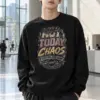 "Stay Sharp Chaos" Heavy Blend Unisex Crewneck Sweatshirt | Gildan 18000