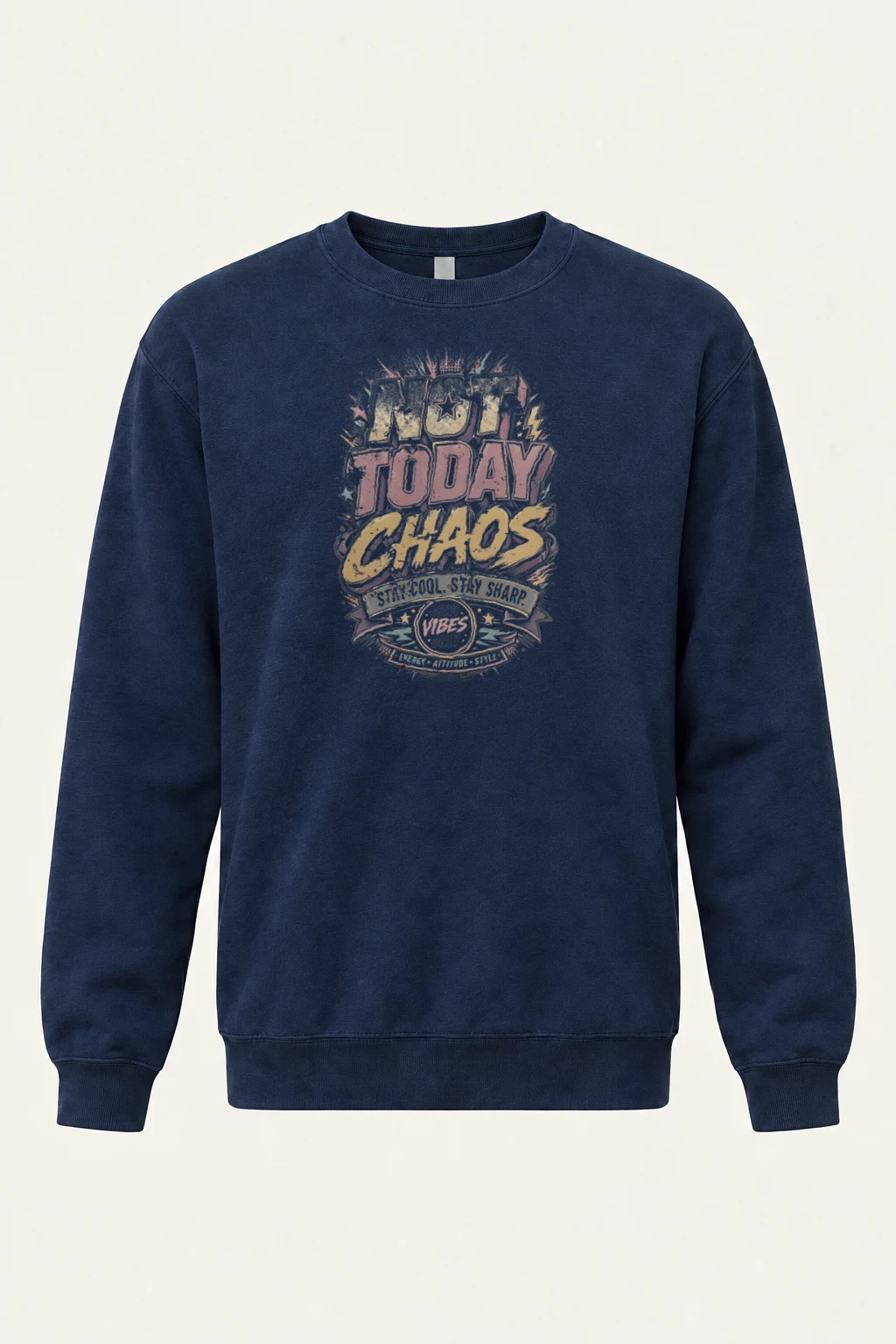 "Stay Sharp Chaos" Heavy Blend Unisex Crewneck Sweatshirt | Gildan 18000