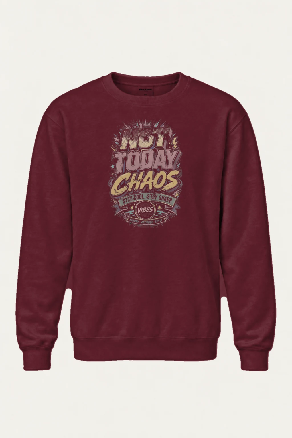 "Stay Sharp Chaos" Heavy Blend Unisex Crewneck Sweatshirt | Gildan 18000
