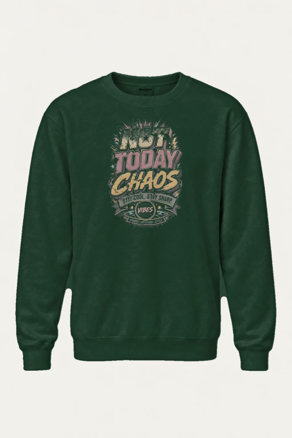 "Stay Sharp Chaos" Heavy Blend Unisex Crewneck Sweatshirt | Gildan 18000