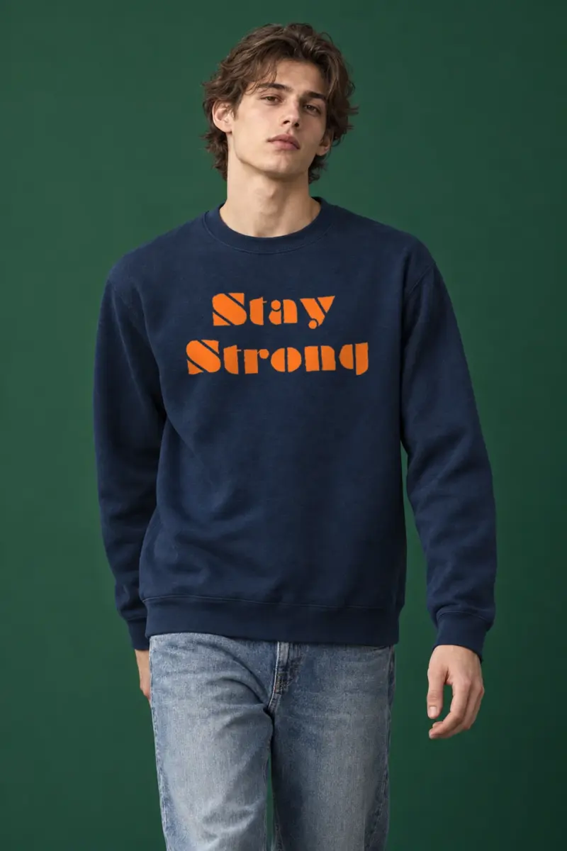 "Stay Strong" Heavy Blend Unisex Crewneck Sweatshirt