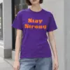 "Stay Strong Retro Banner" Heavyweight Unisex Crewneck T-shirt