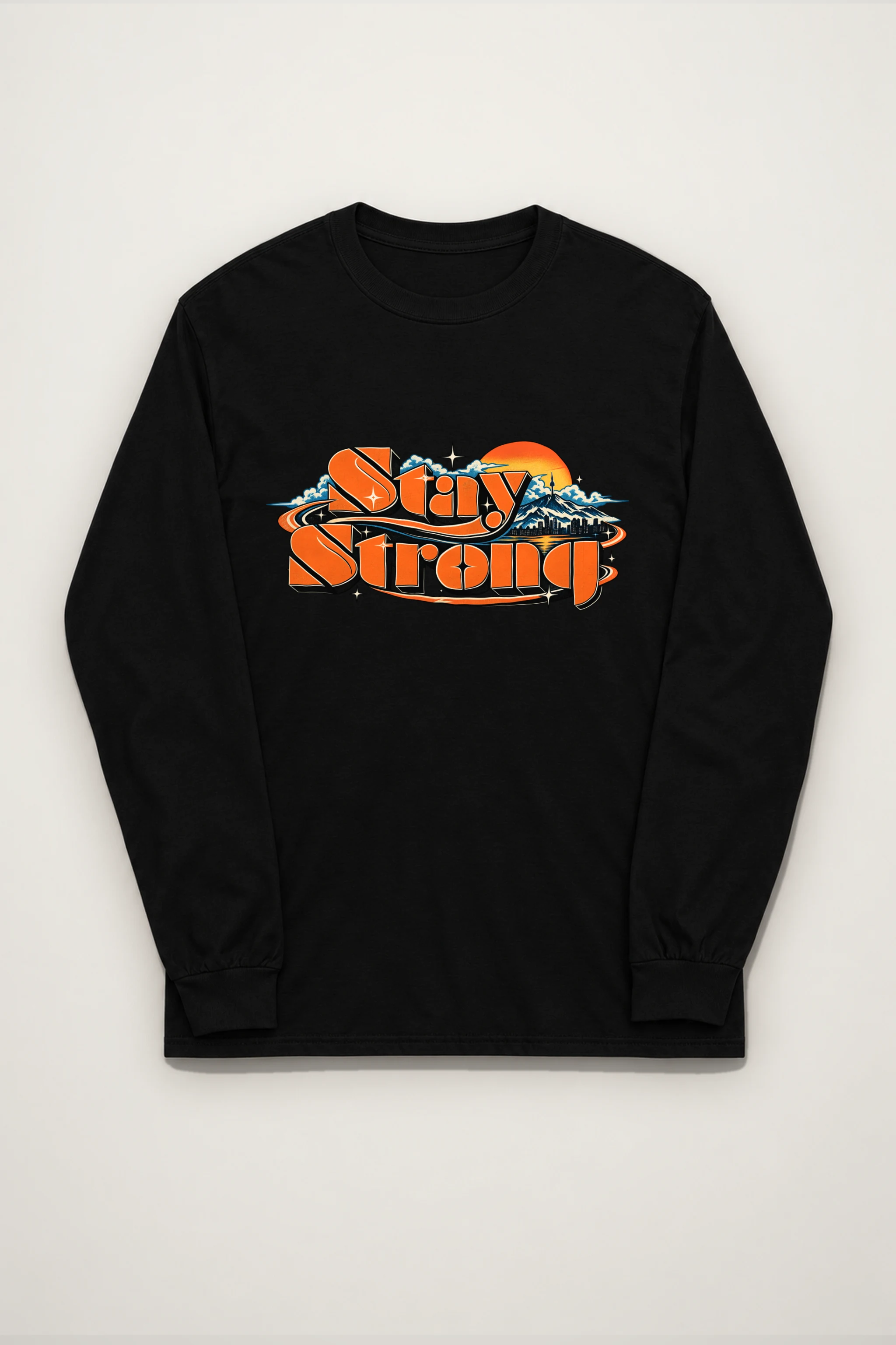 "Stay Strong Block Letter" Unisex Longsleeve T-shirt
