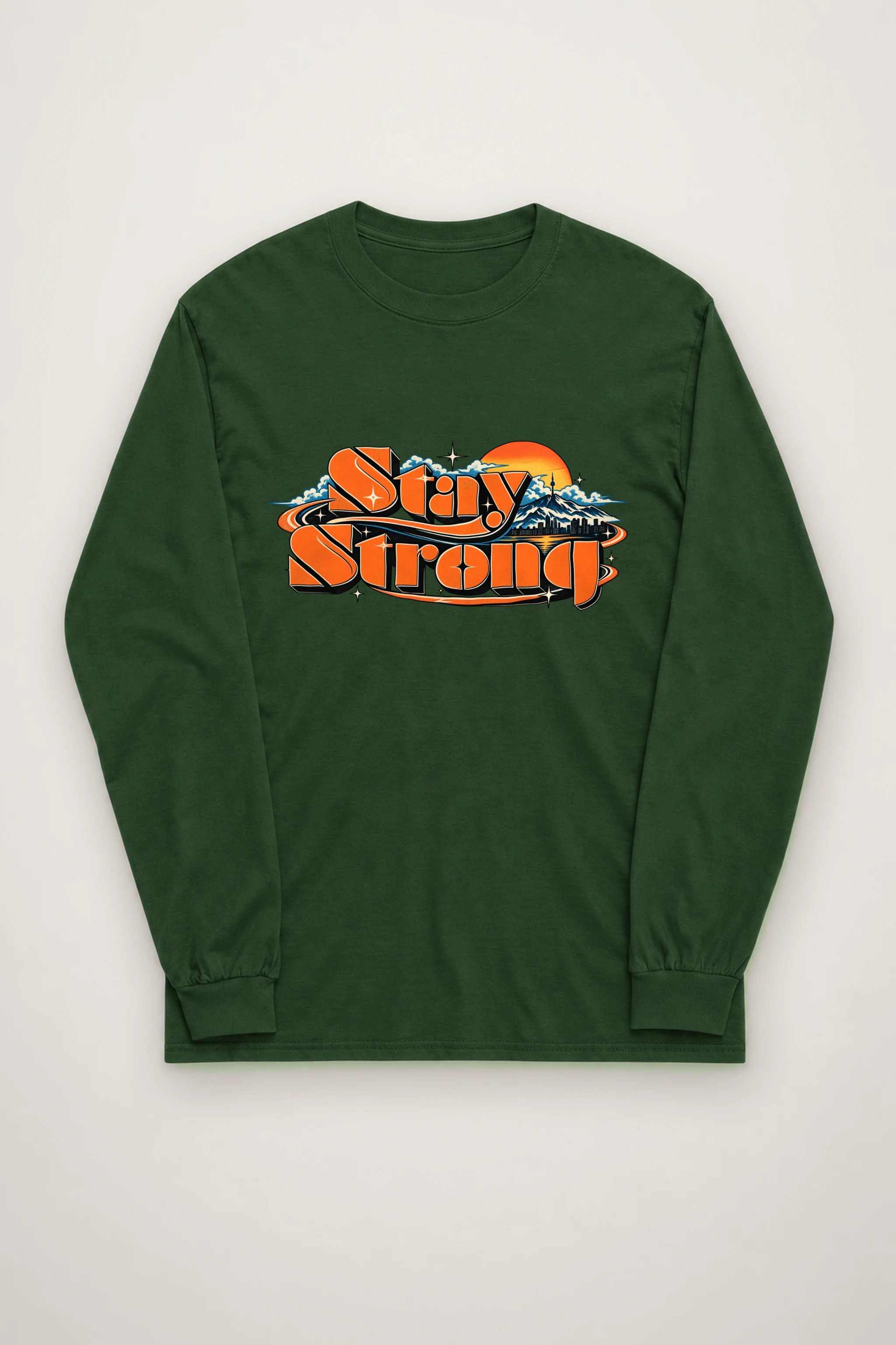 "Stay Strong Block Letter" Unisex Longsleeve T-shirt