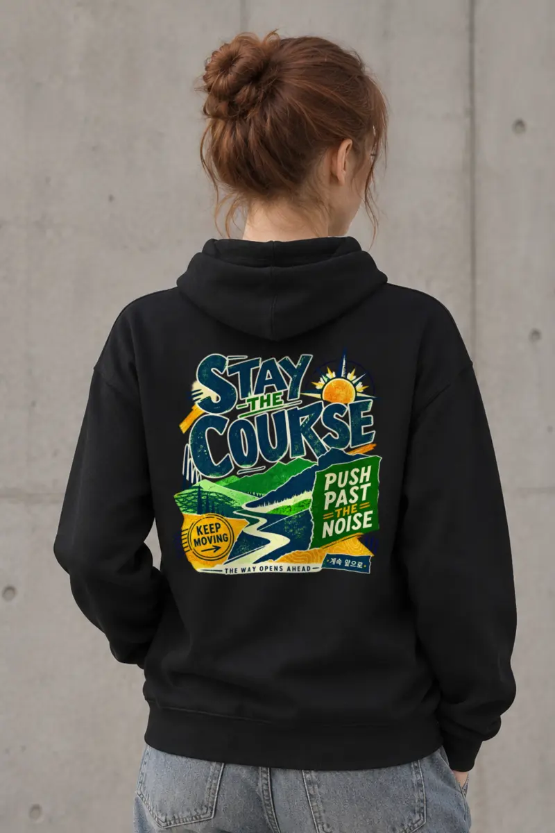 "Stay The Course" Heavy Blend Unisex Pullover Hoodie