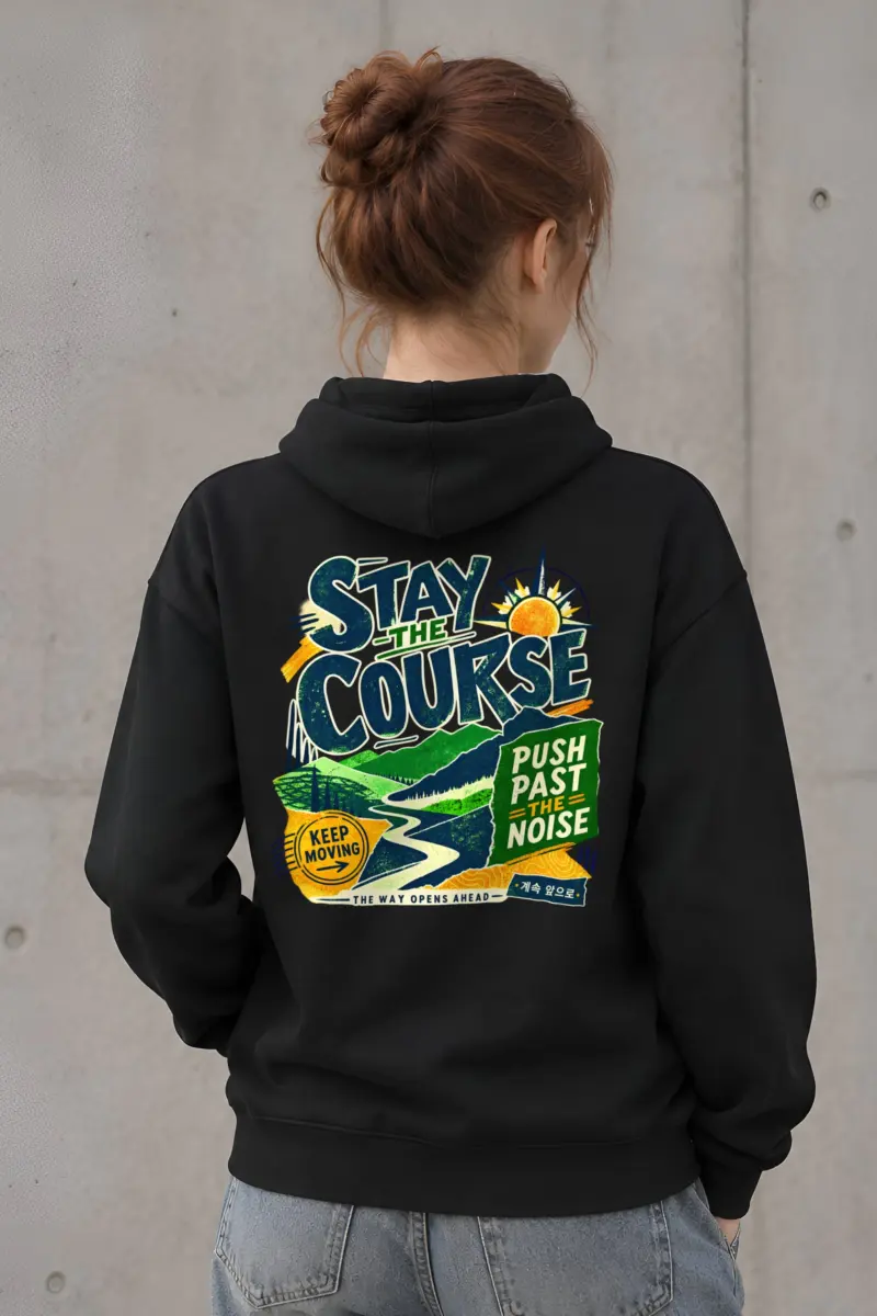 "Stay The Course" Heavy Blend Unisex Pullover Hoodie