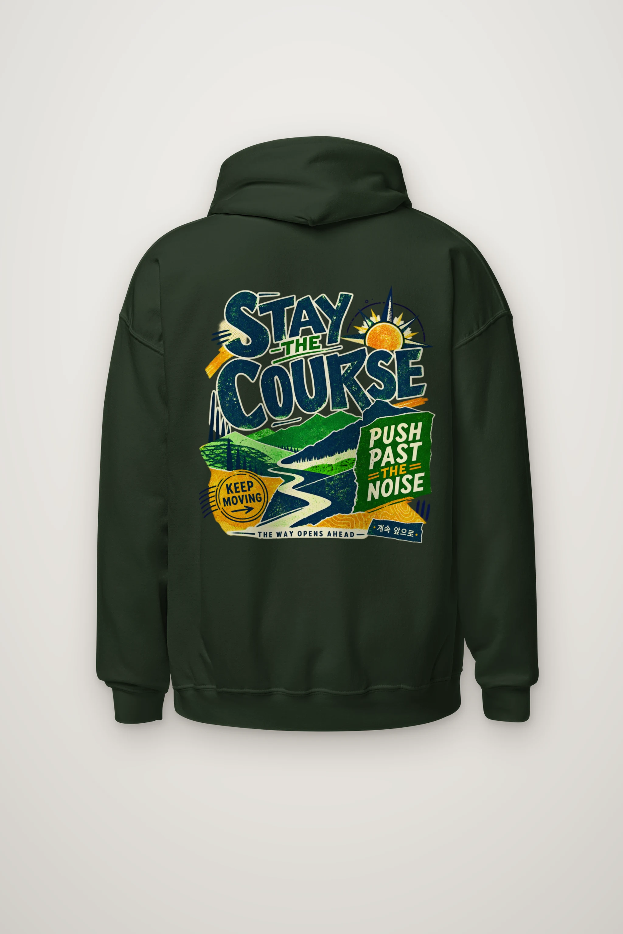 "Stay The Course" Heavy Blend Unisex Pullover Hoodie