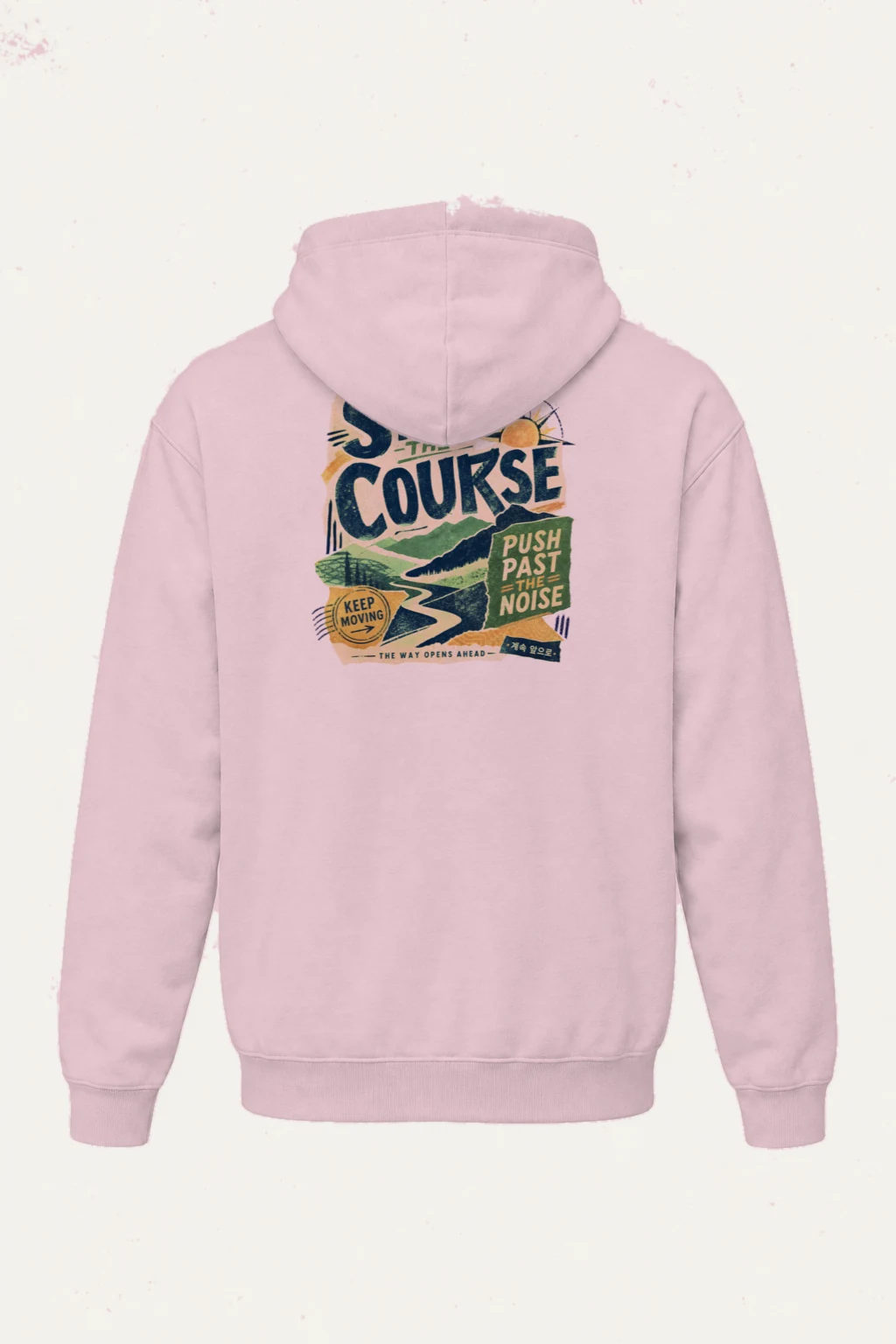 "Stay The Course" Heavy Blend Unisex Pullover Hoodie | Gildan 18500