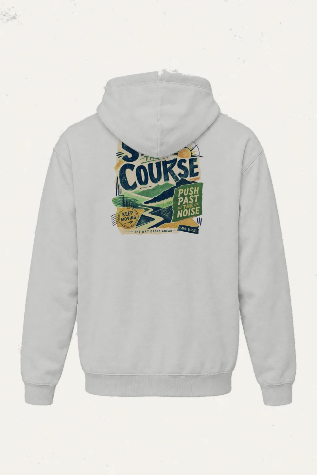 "Stay The Course" Heavy Blend Unisex Pullover Hoodie | Gildan 18500
