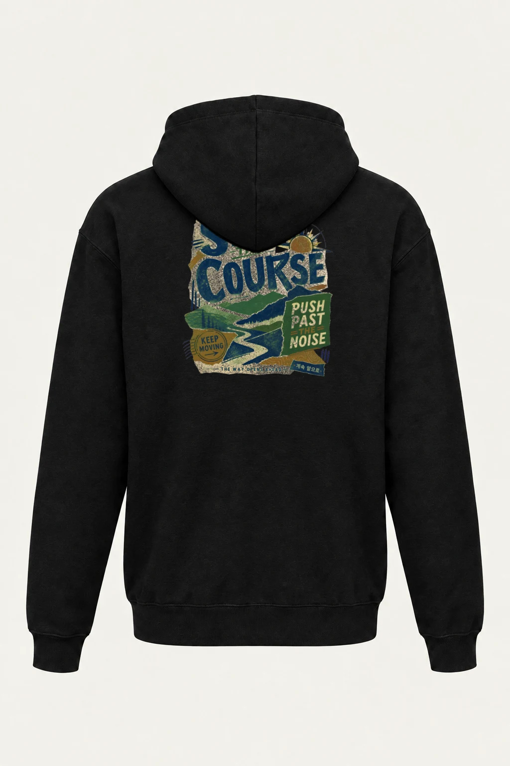 "Stay The Course" Heavy Blend Unisex Pullover Hoodie | Gildan 18500