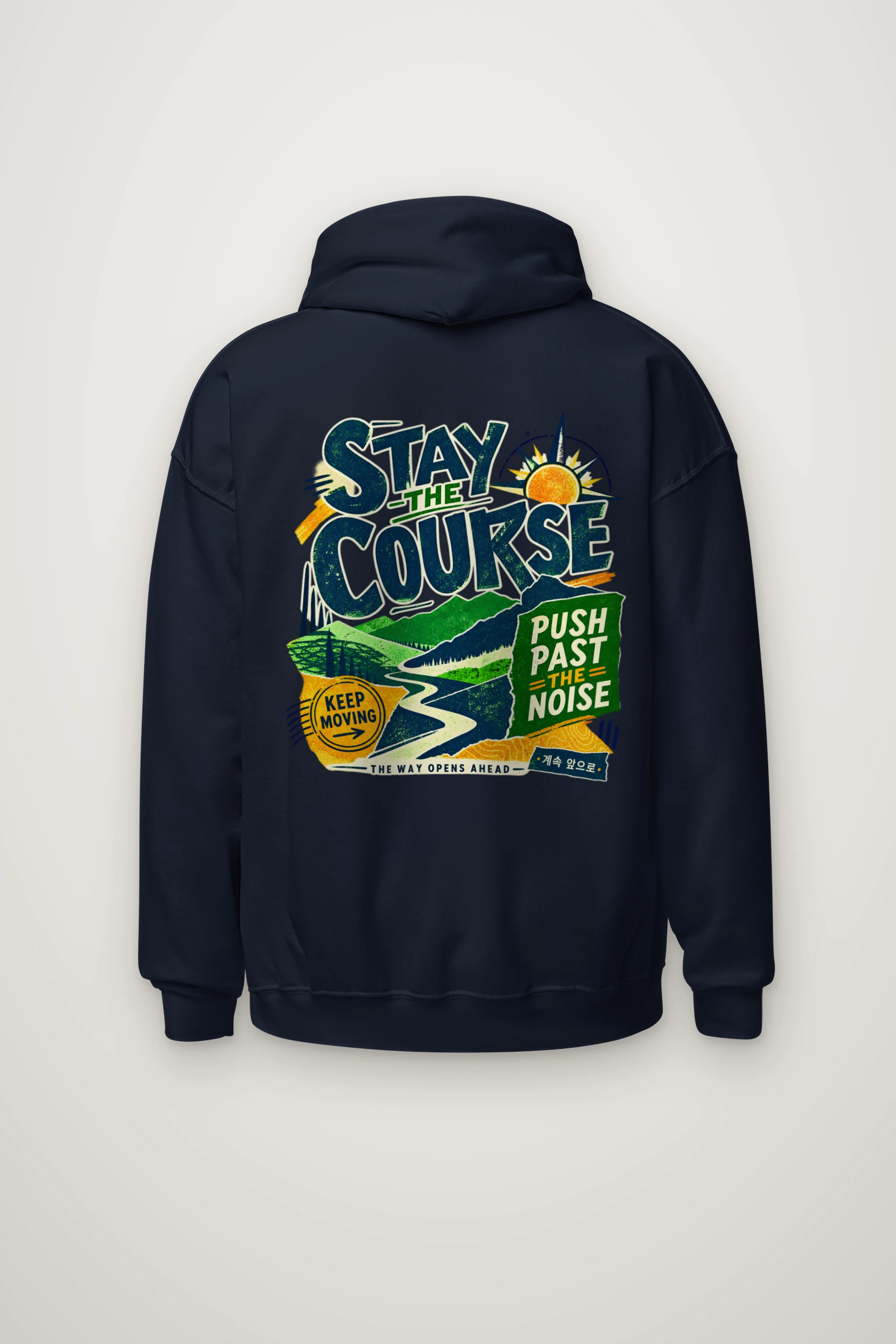 "Stay The Course" Heavy Blend Unisex Pullover Hoodie