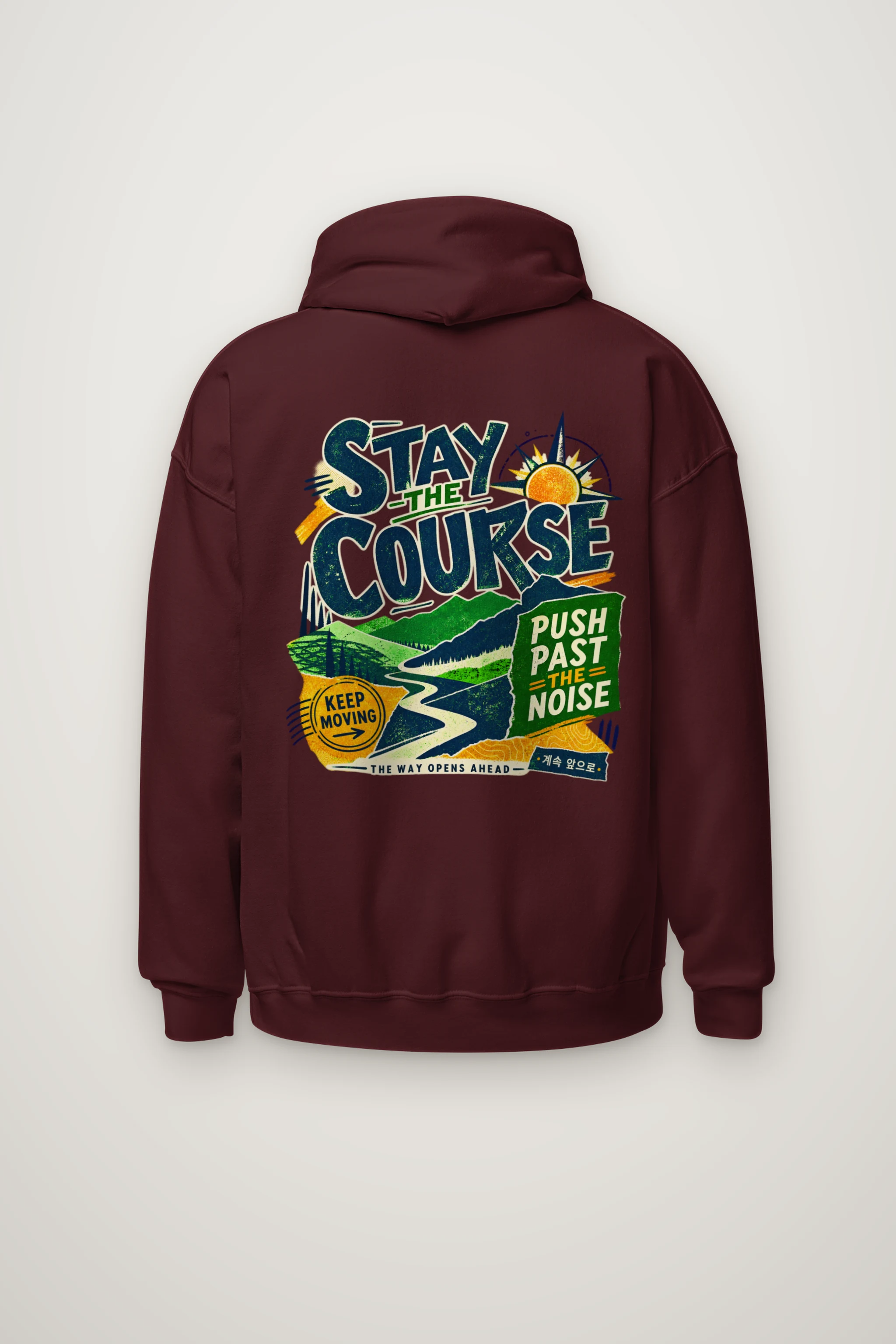 "Stay The Course" Heavy Blend Unisex Pullover Hoodie