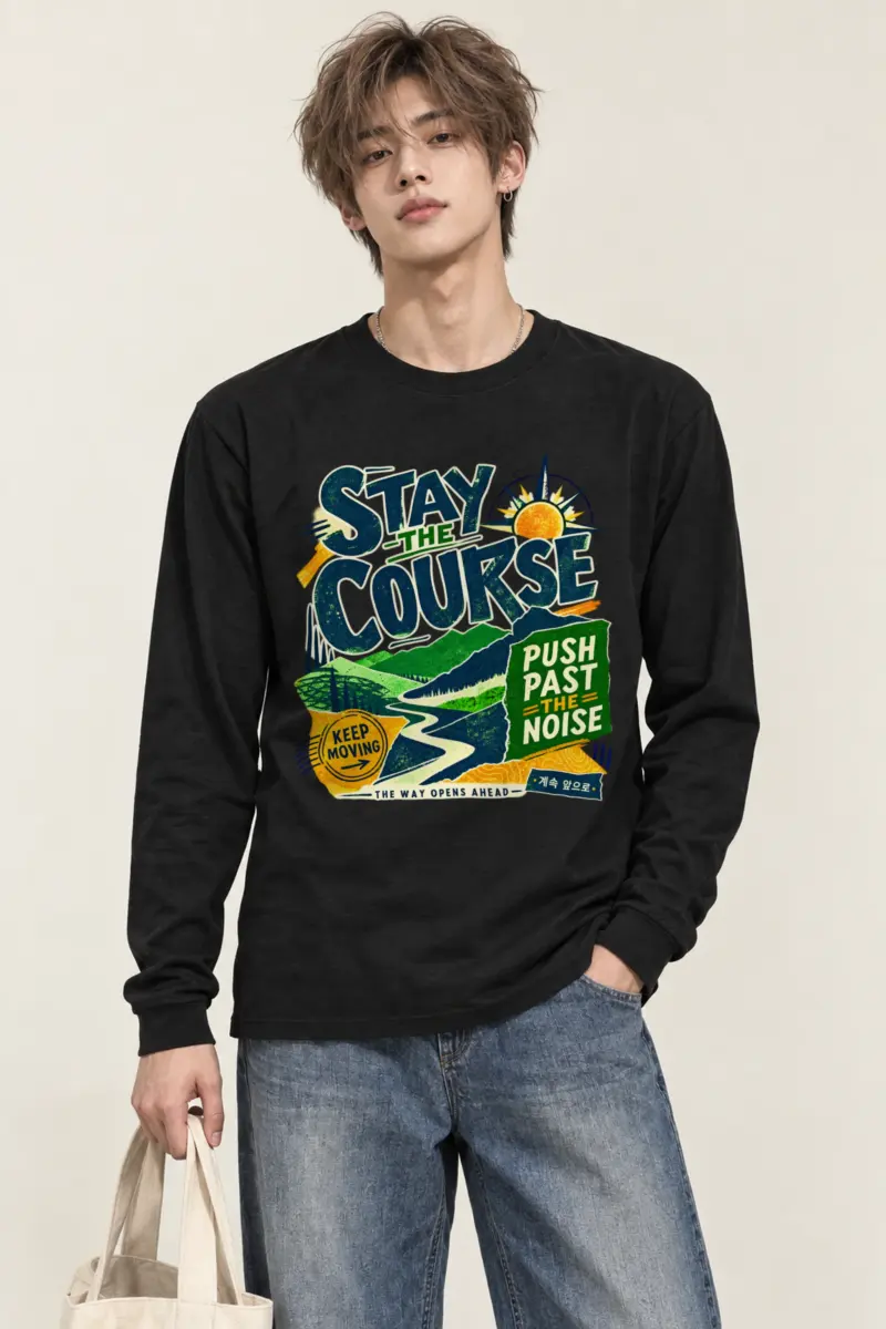 "Stay The Course" Unisex Longsleeve T-shirt