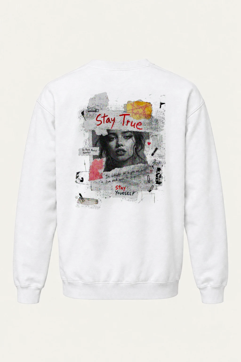 "Stay True" Heavy Blend Unisex Crewneck Sweatshirt | Gildan 18000
