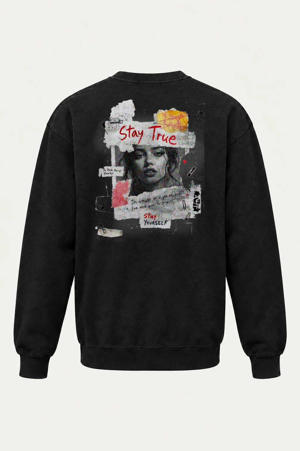 "Stay True" Heavy Blend Unisex Crewneck Sweatshirt | Gildan 18000