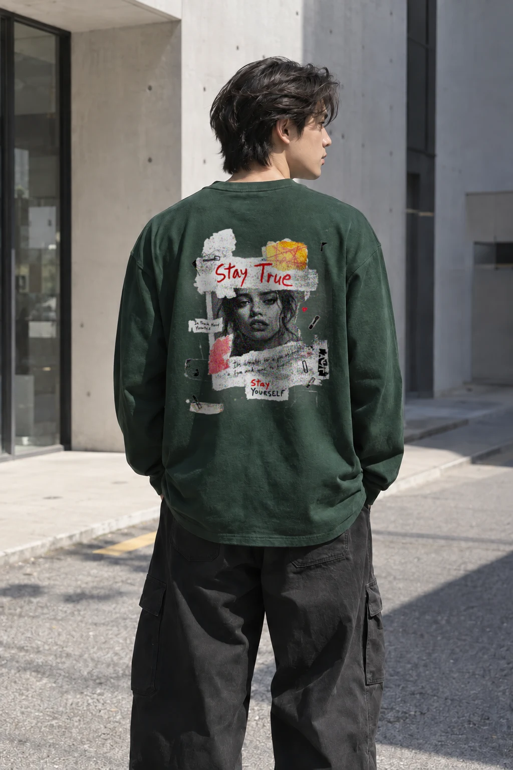 "Stay True" Unisex Longsleeve T-shirt | Gildan 2400