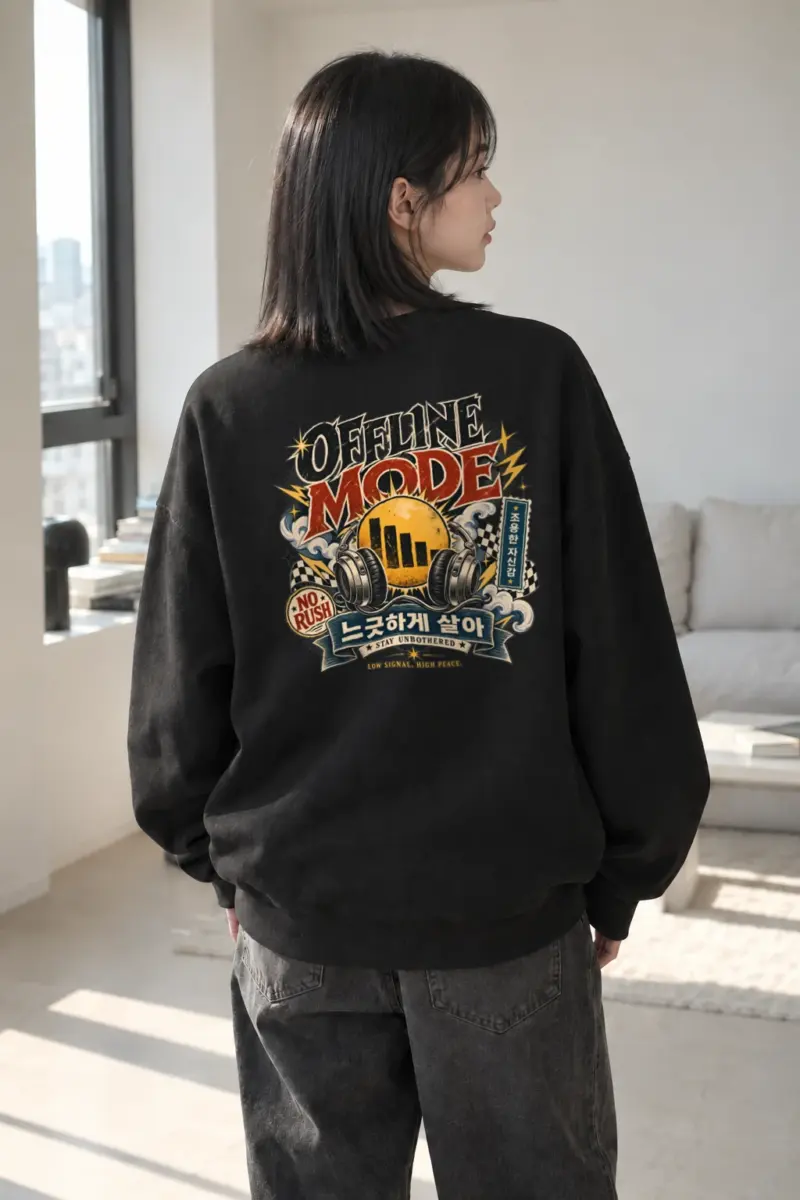 "Stay Unbothered" Heavy Blend Unisex Crewneck Sweatshirt | Gildan 18000