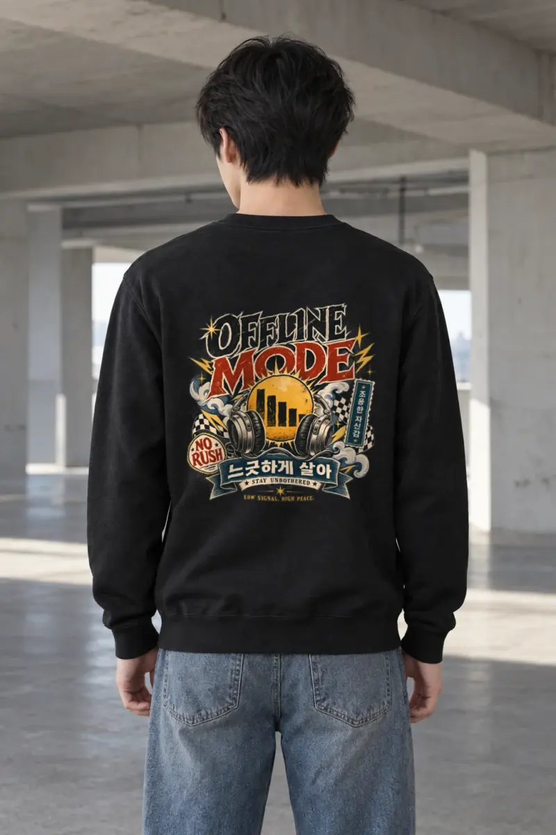 "Stay Unbothered" Heavy Blend Unisex Crewneck Sweatshirt