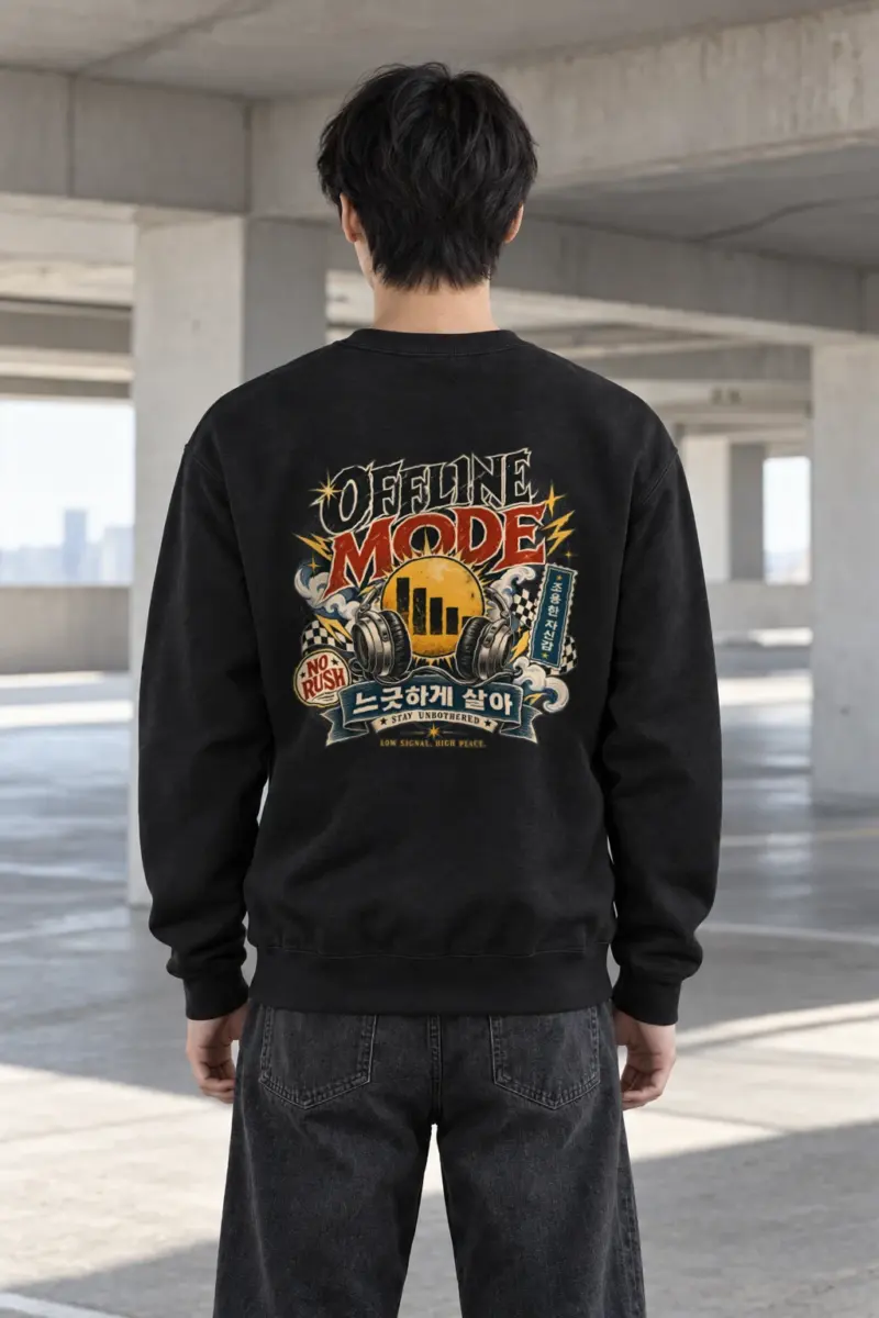 "Stay Unbothered" Heavy Blend Unisex Crewneck Sweatshirt | Gildan 18000