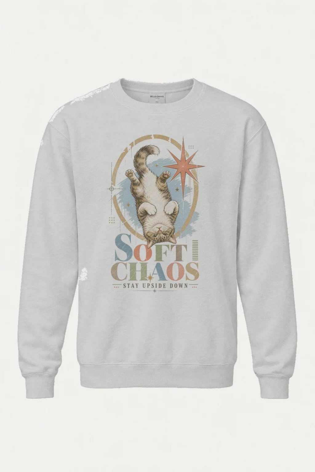 "Stay Upside Down" Heavy Blend Unisex Crewneck Sweatshirt | Gildan 18000
