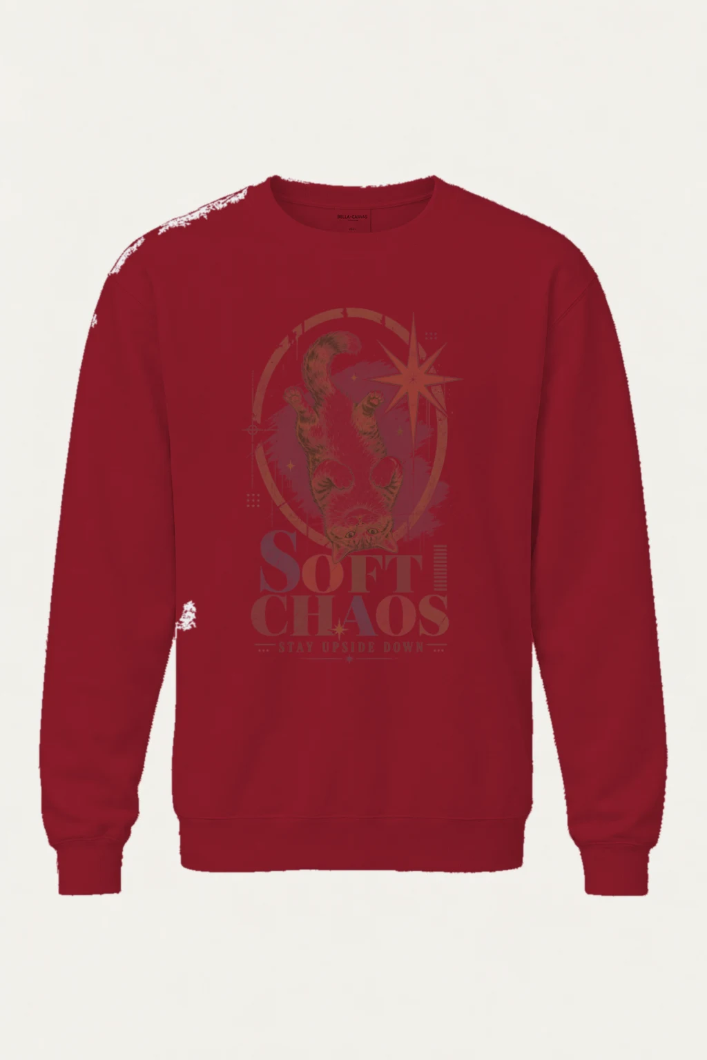 "Stay Upside Down" Heavy Blend Unisex Crewneck Sweatshirt | Gildan 18000