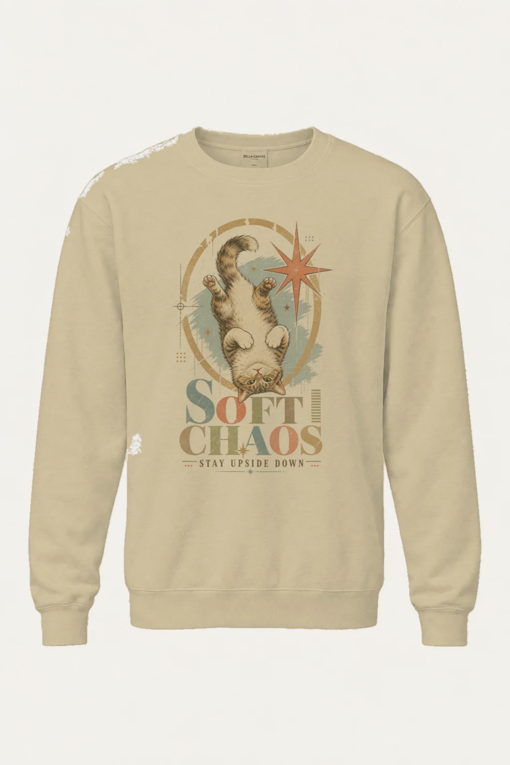 "Stay Upside Down" Heavy Blend Unisex Crewneck Sweatshirt | Gildan 18000