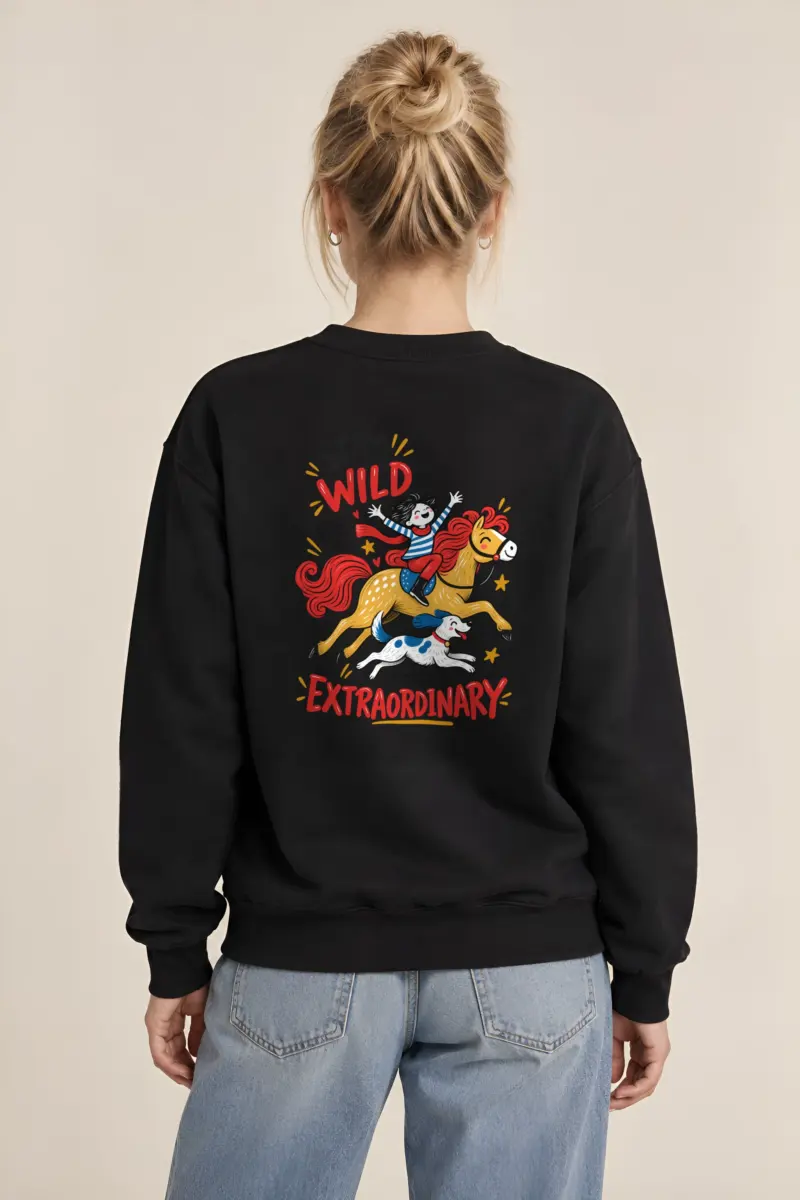 "Stay Wild Be Extraordinary" Heavy Blend Unisex Crewneck Sweatshirt