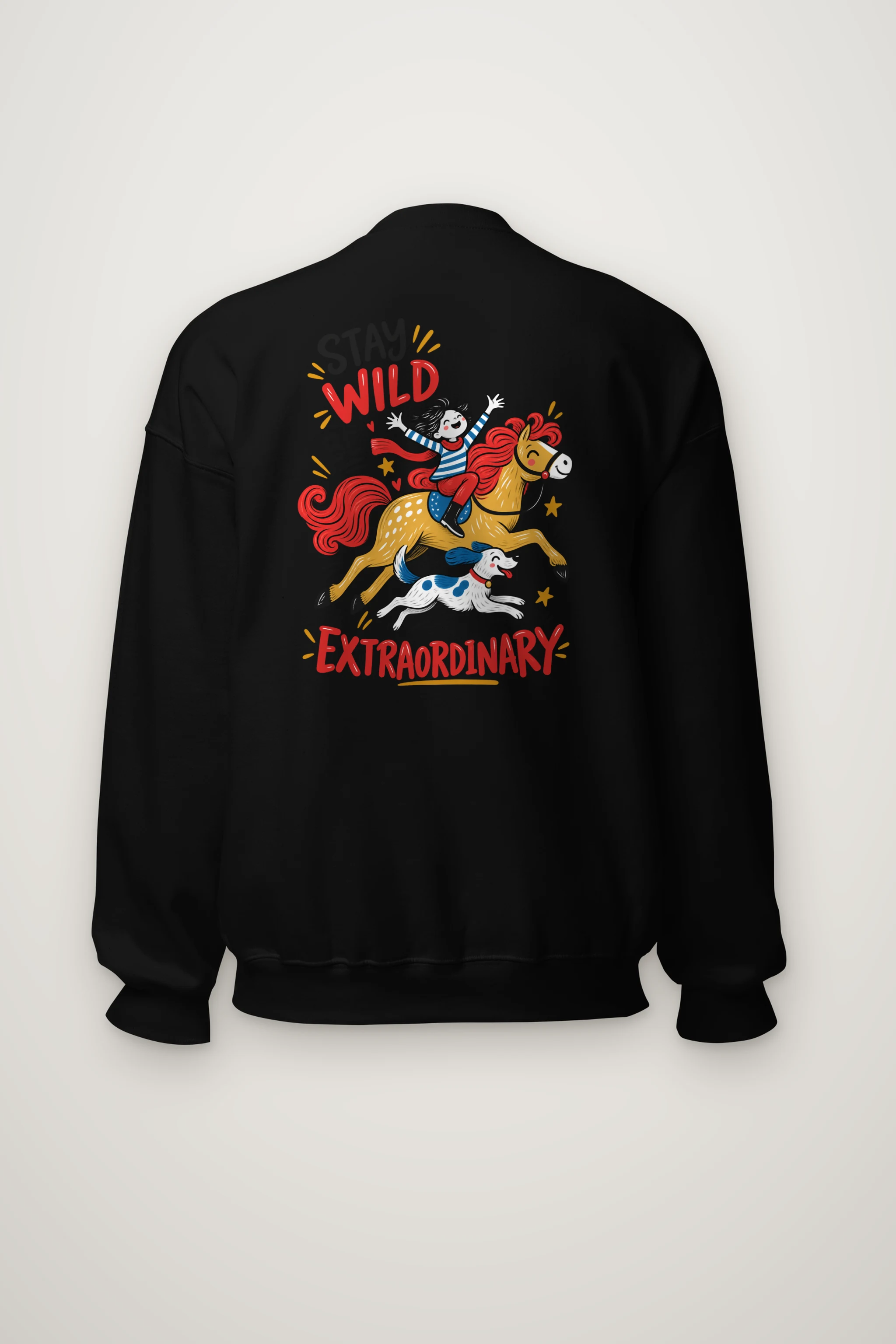 "Stay Wild Be Extraordinary" Heavy Blend Unisex Crewneck Sweatshirt