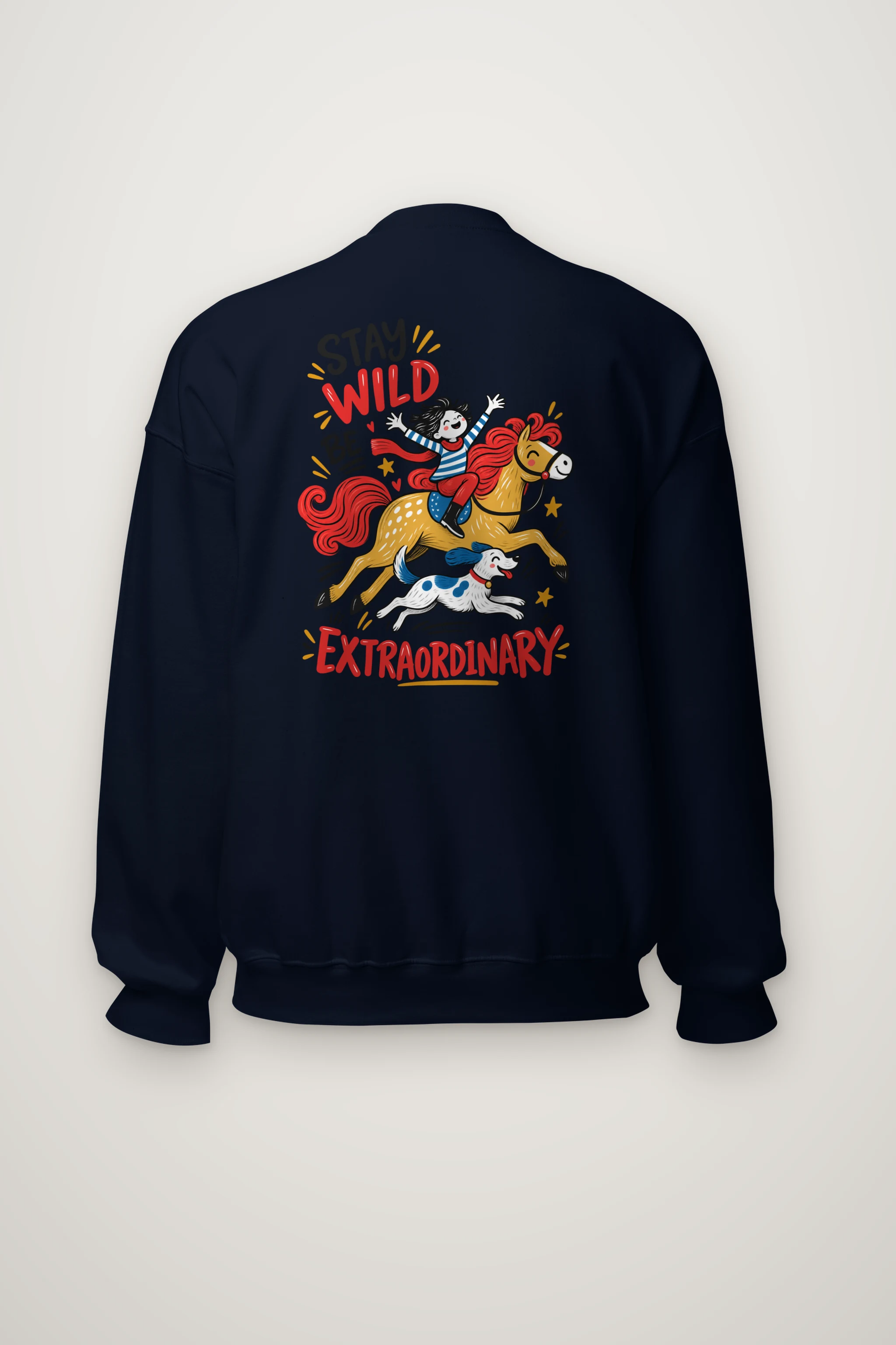 "Stay Wild Be Extraordinary" Heavy Blend Unisex Crewneck Sweatshirt