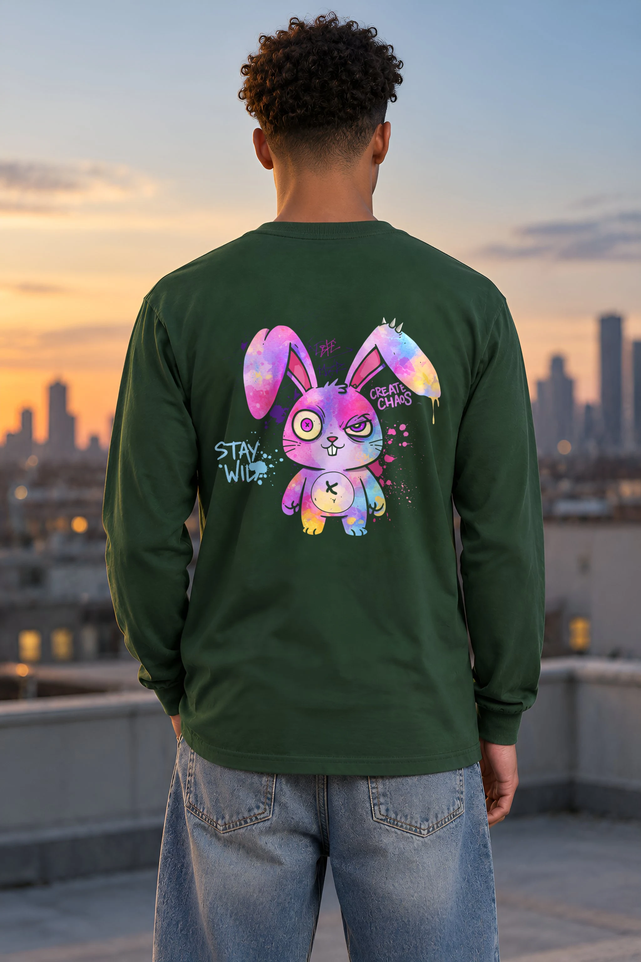 "Stay Wild Chaos" Unisex Longsleeve T-shirt