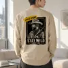 "Stay Wild Cowboy" Unisex Longsleeve T-shirt | Gildan 2400