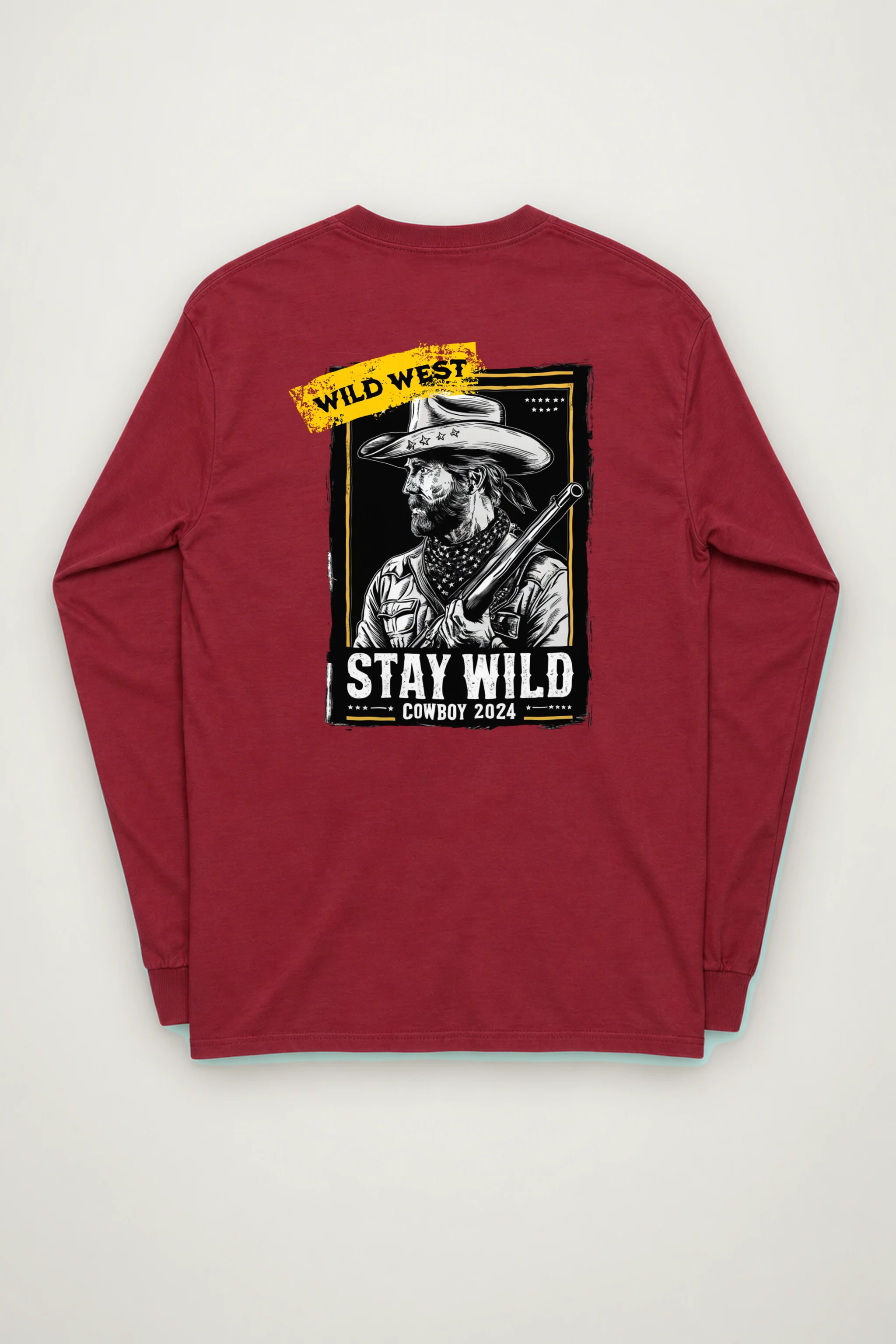 "Stay Wild Cowboy" Unisex Longsleeve T-shirt